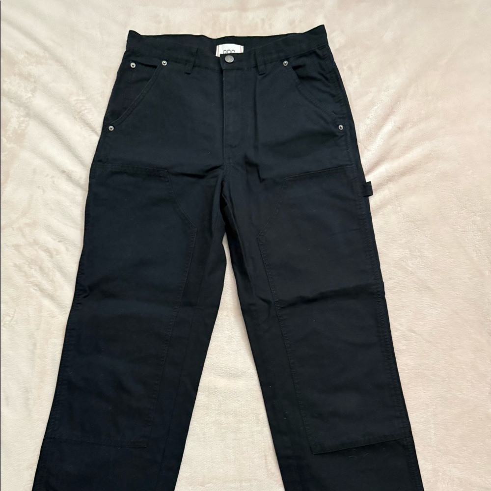 Urban Outfitters Loose Fit Black Carpenter Pants